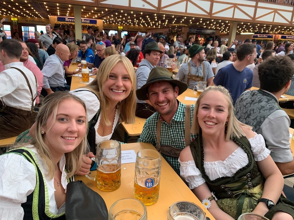 Oktoberfest With Group of Australian Friends